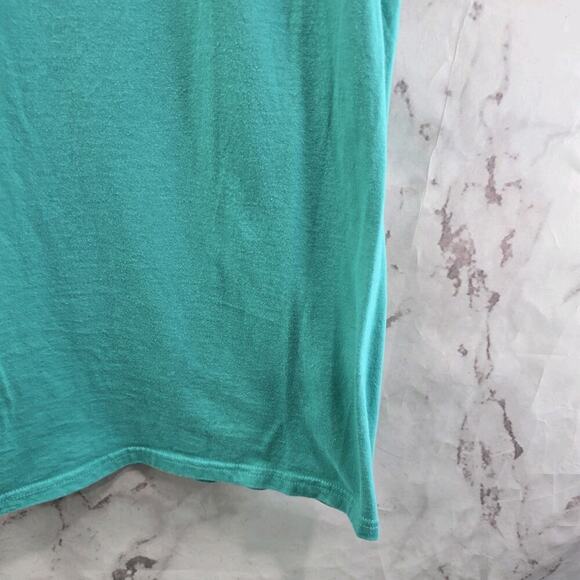 Disney T Shirt Womens Large Blue Short Sleeve Crew Walt Wood Retro Stripe Tee - Picture 4 of 8